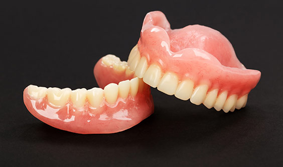 Conjunto de prótesis dentales